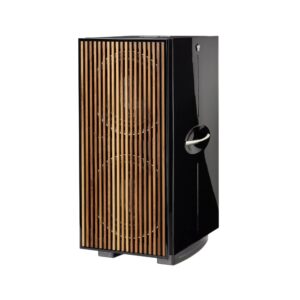 3.AVStore-REL-Acoustics-212-Black-Label-Front-Angled-View-With-Wooden-Grille.jpg