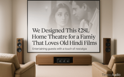 We Designed This ₹28L Home Theatre for a Family That Loves Old Hindi Films
